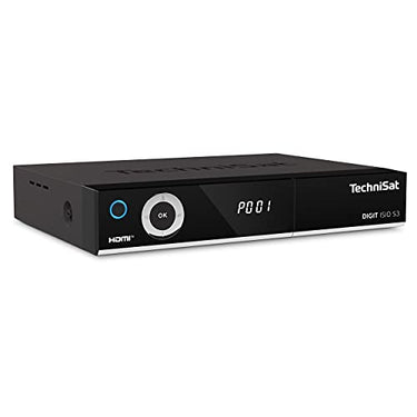TechniSat DIGIT ISIO S3 - HD Sat-Receiver mit Twin-Tuner (HDTV, DVB-S2, PVR Aufnahmefunktion via USB oder im Netzwerk, HbbTV, CI+, HDMI) schwarz im Sale